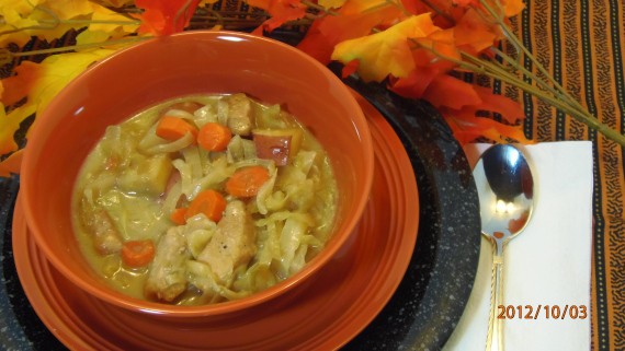Estofado de cerdo y repollo para la olla de cocciĂłn lenta Kitchen Kudos Kitchen by
