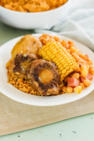 Estofado de rabo de puertorriqueño