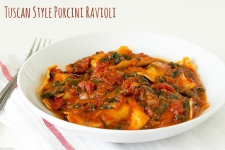 Ravioli Porcini De Estilo Toscano