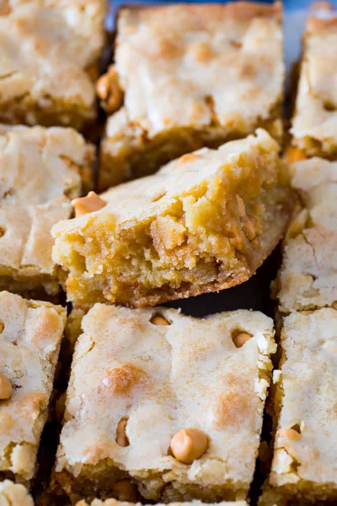Receta Secret Blondies de Ingredientes