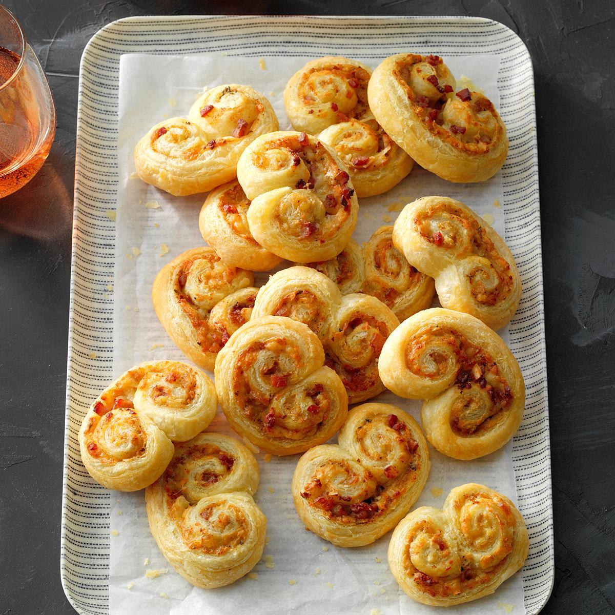 Gruyere and Crab Palmiers Receta