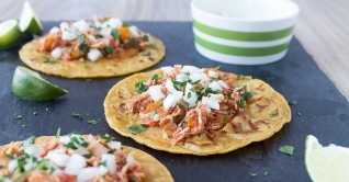 Recette Tinga Tacos au poulet à la mijoteuse