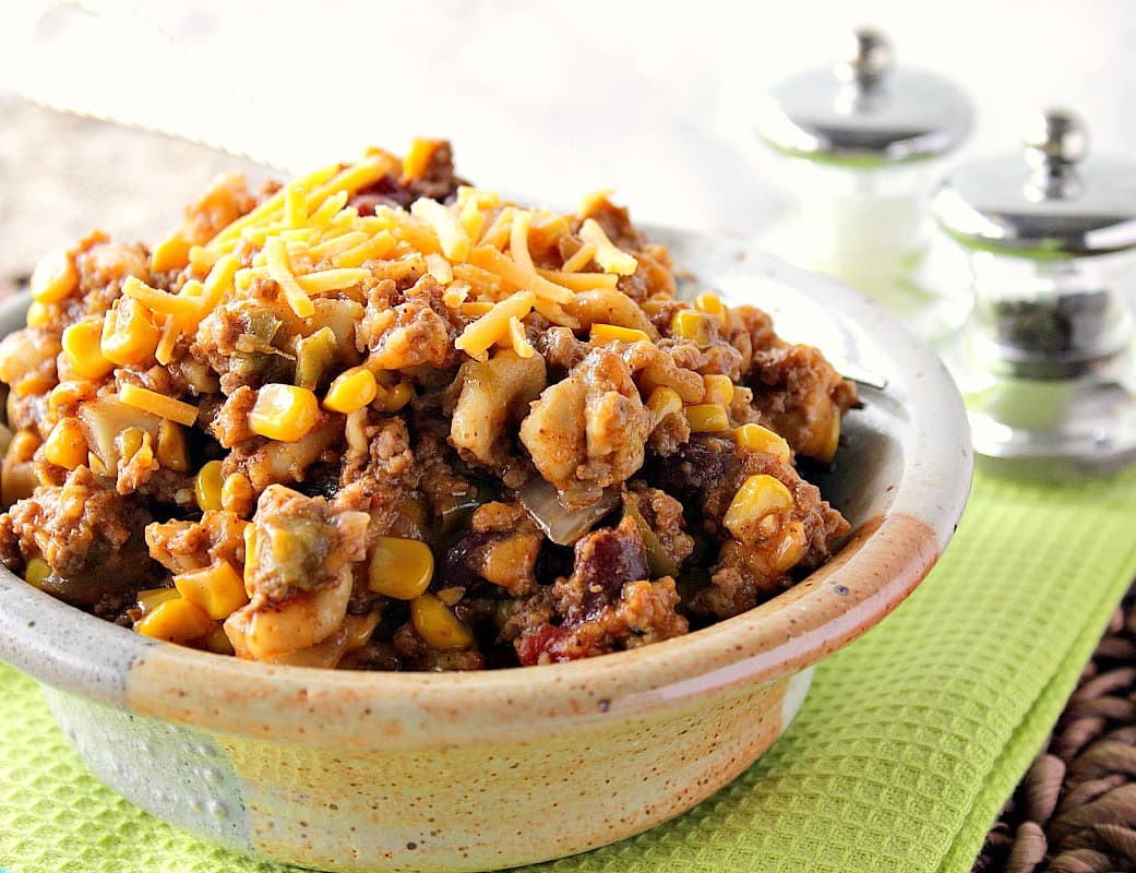 Slow Cooker Chili Mac Recipe