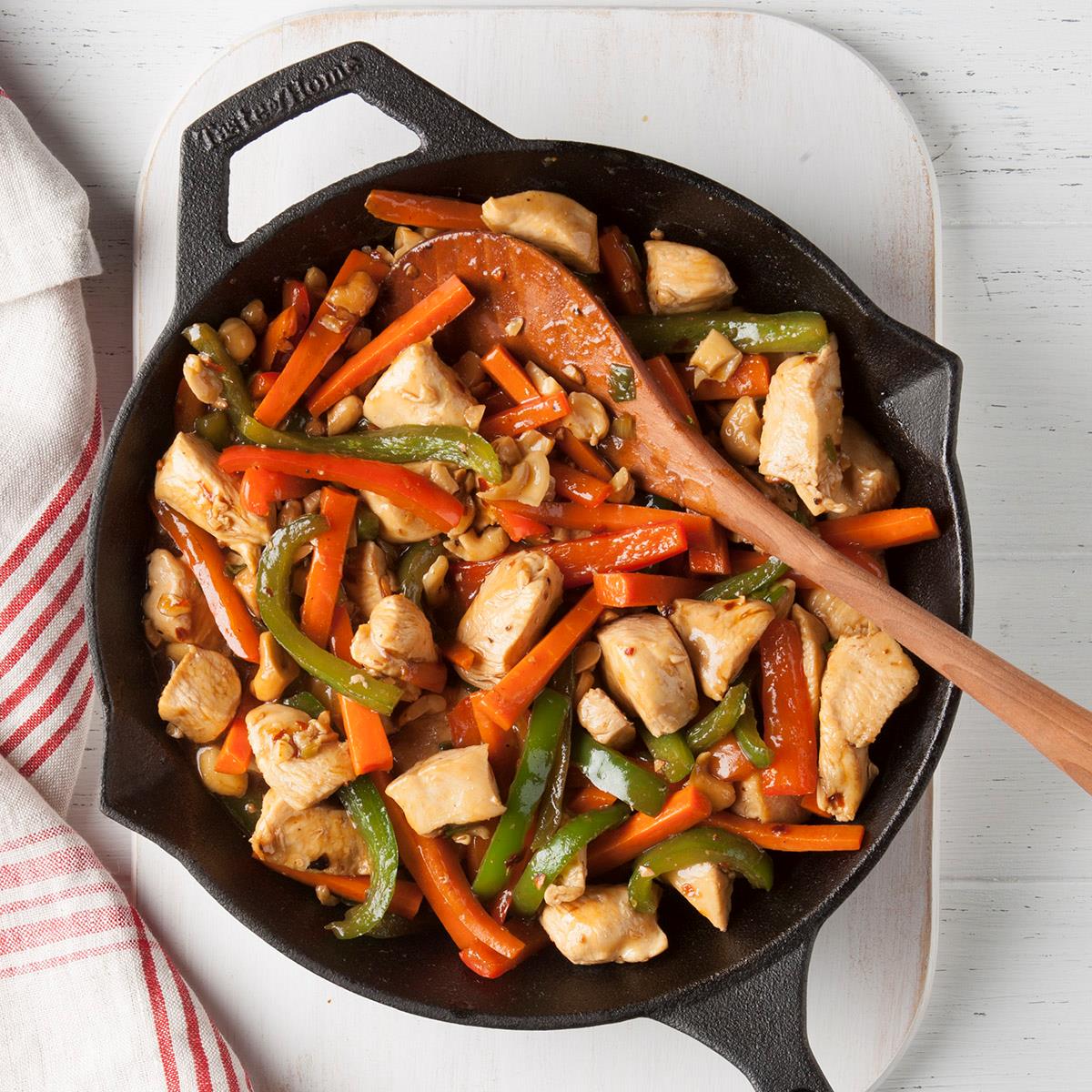 Receta de pollo sartén Szechuan