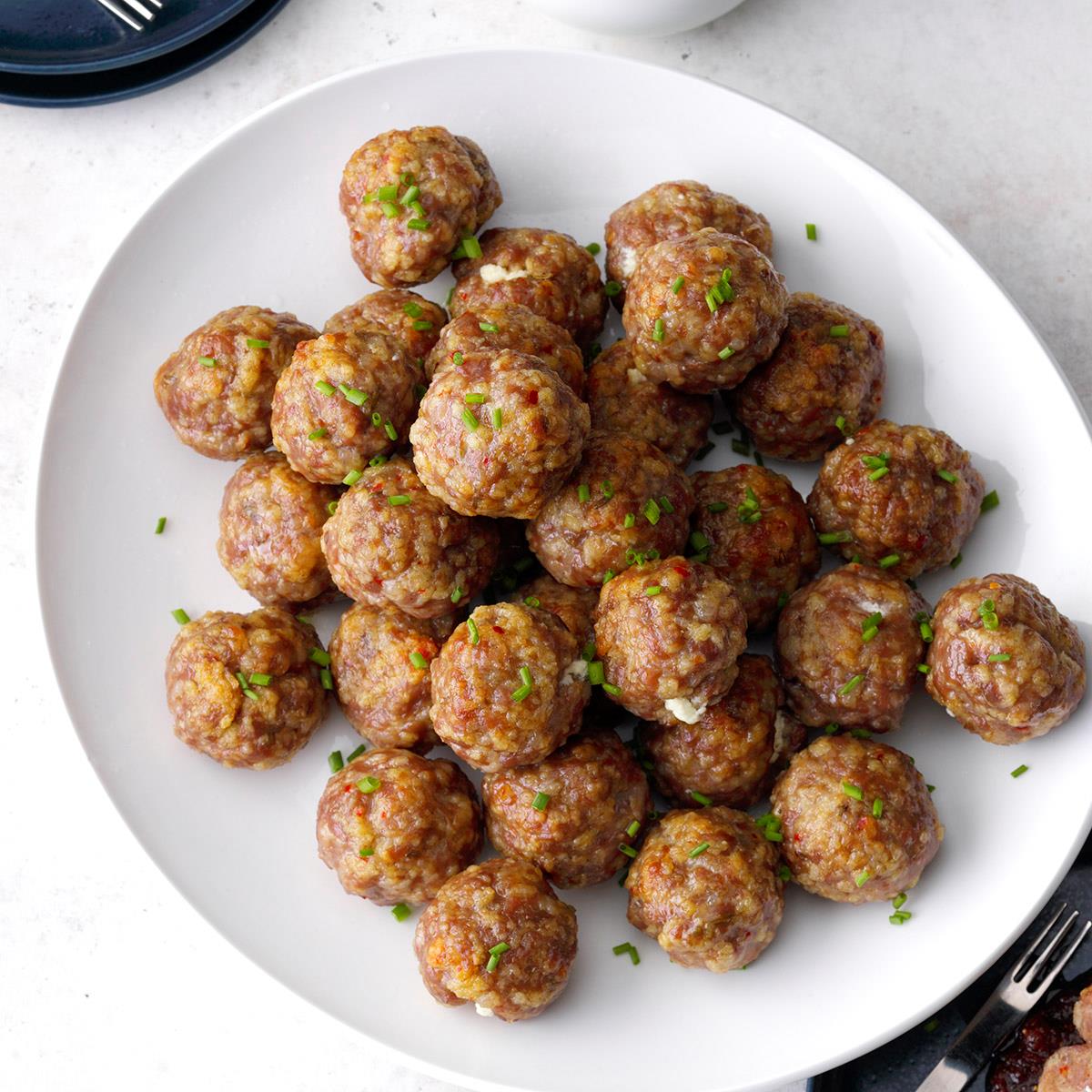 Receta de albĂłndigas de queso de higo y cabra