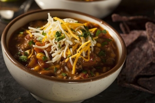 Rápida y fácil, saludable receta de chile de 20 minutos
