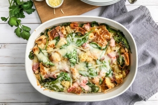 Receta De Espinacas, Jamón Y Queso De Estrato