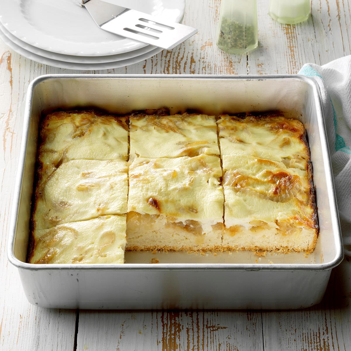 Receta de Abuela Cebolla Cuadrados