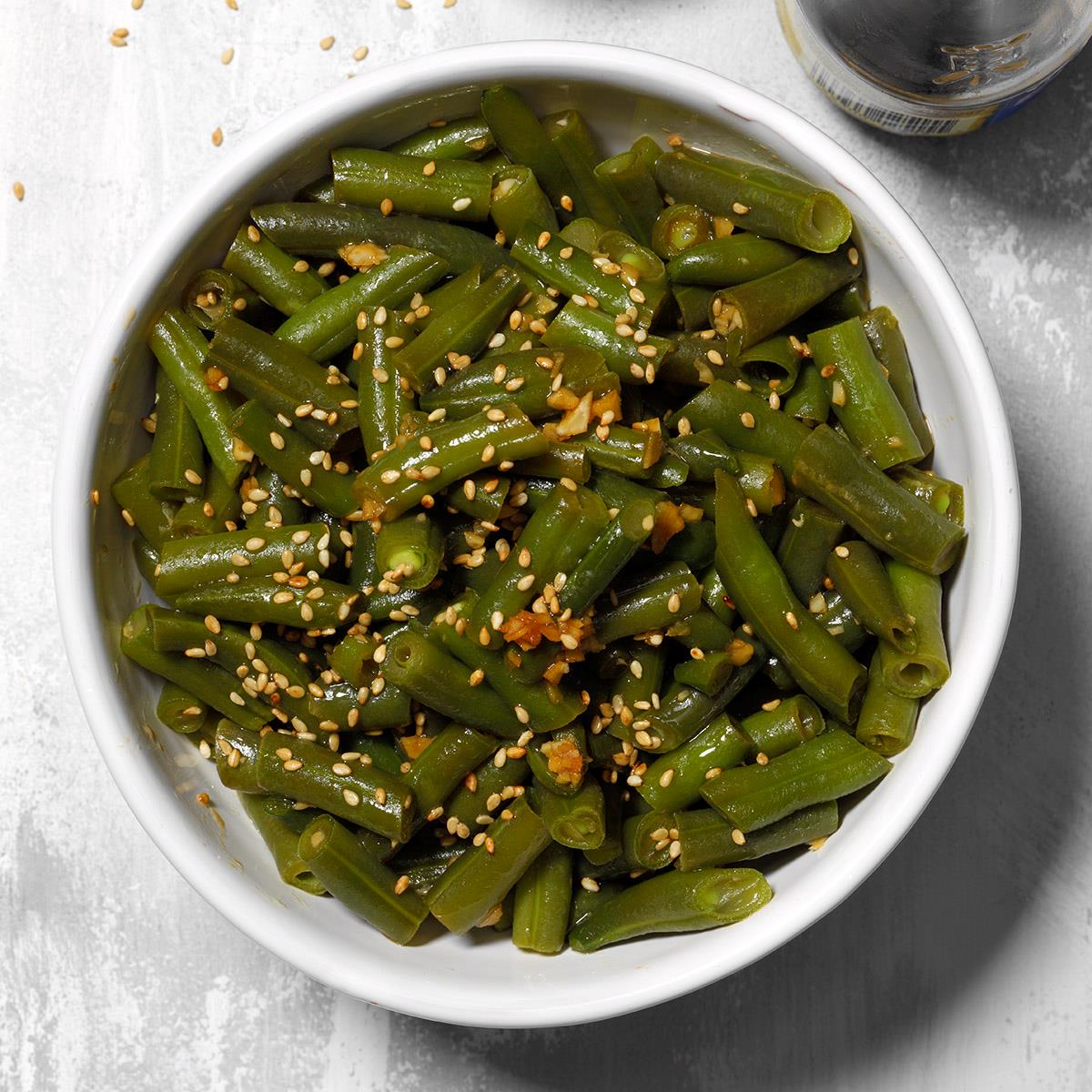 Receta de judías verdes al estilo asiático