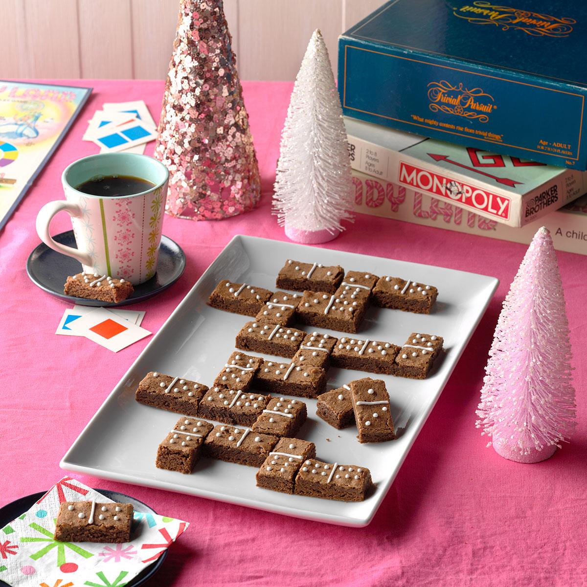 Juego Noche Domino Brownies Receta