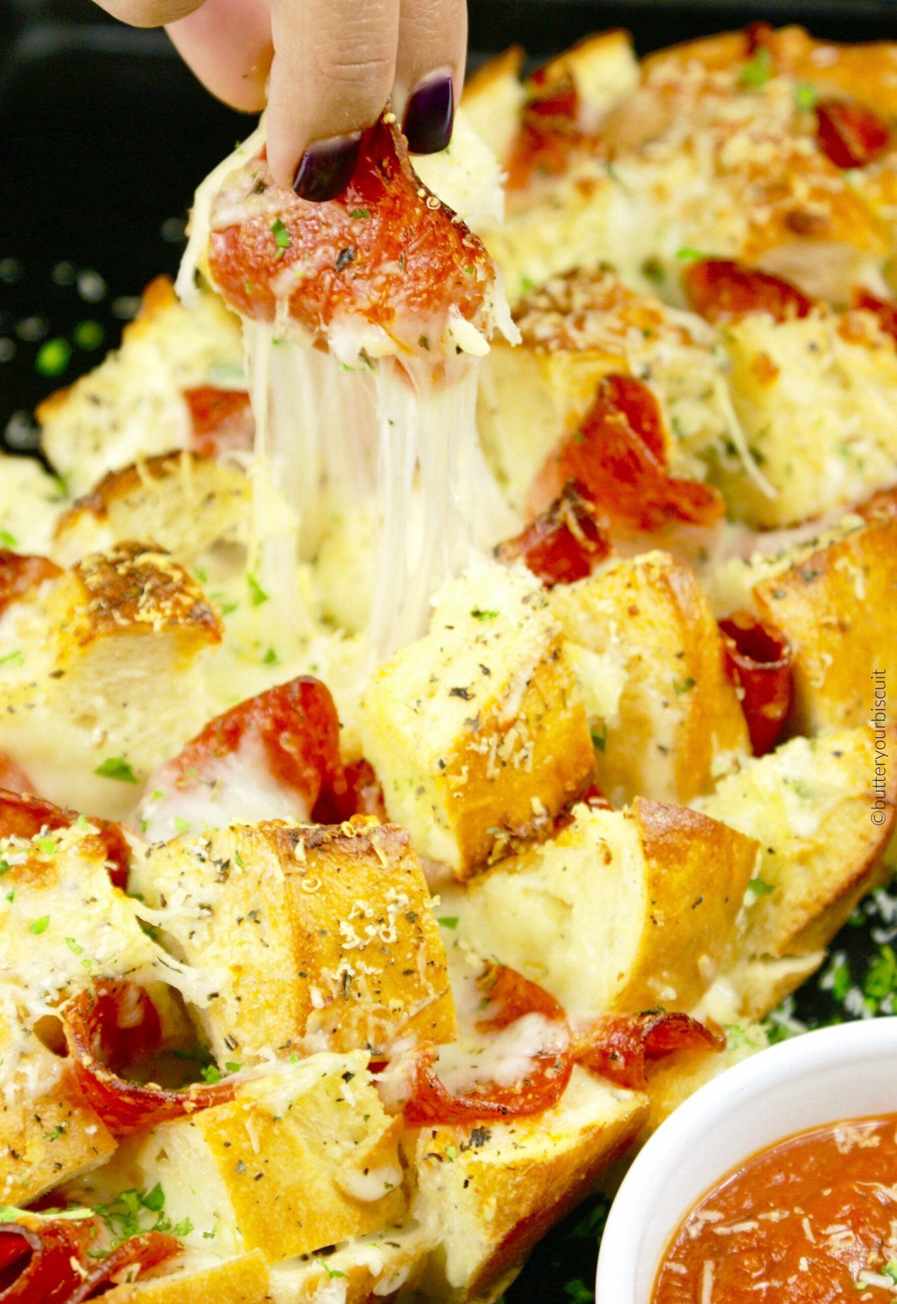 Recette de pain à emporter Pepperoni - Beurrez votre biscuit