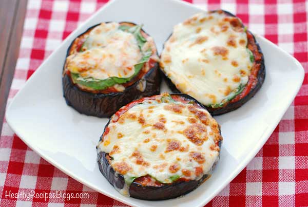 Pizza de berenjenas