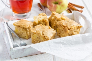 Receta de Apple con canela Blondies: un regalo perfecto para el otoño