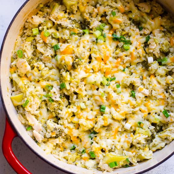 Receta de cazuela de pollo y arroz saludable - iFOODreal
