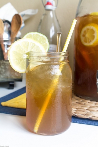 Receta de ponche de té dulce solo para adultos