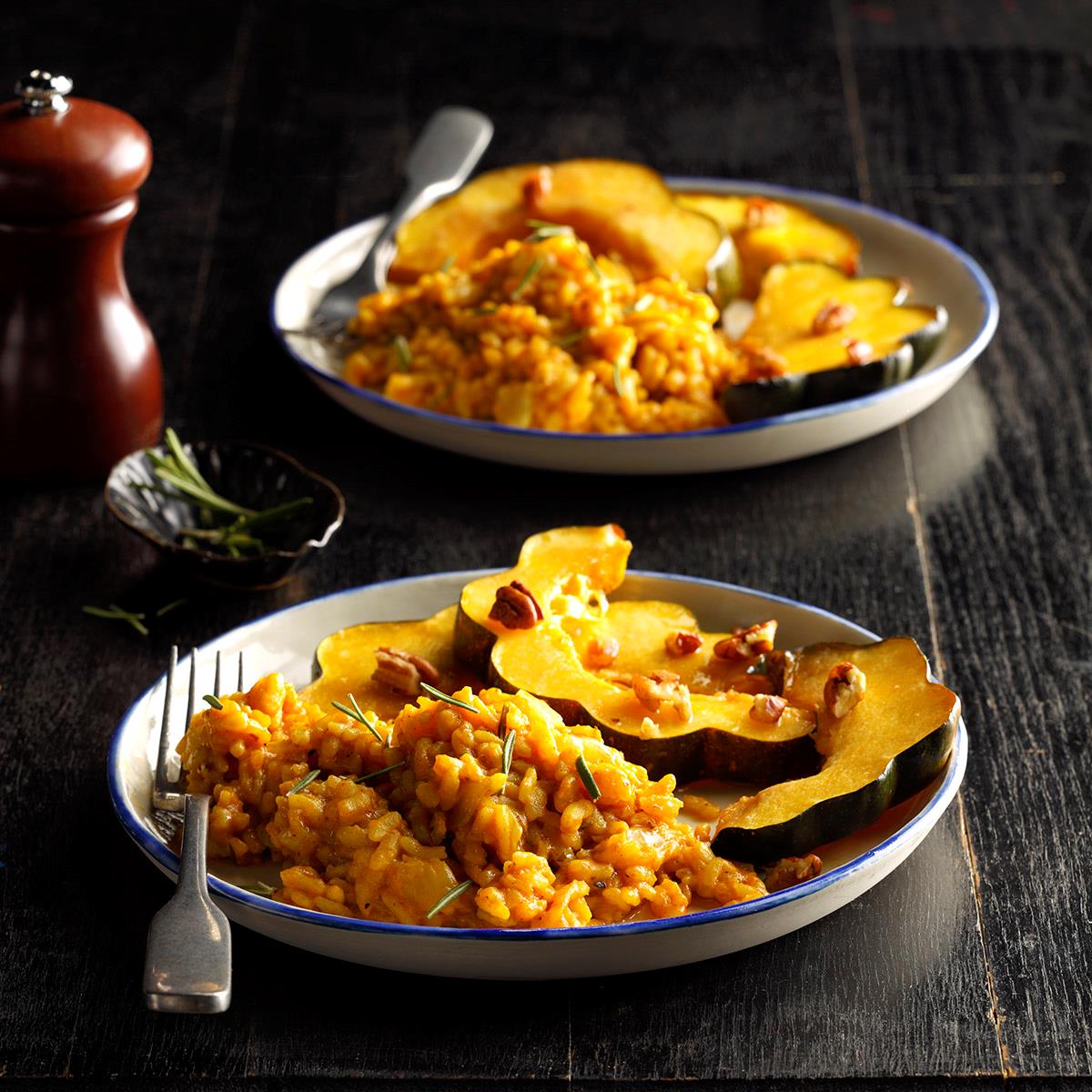 Receta de Risotto de Calabaza al Curry a Olla a Presión