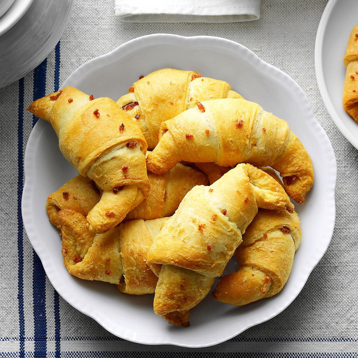 Receta de rollos crecientes de tocino Air-Fryer