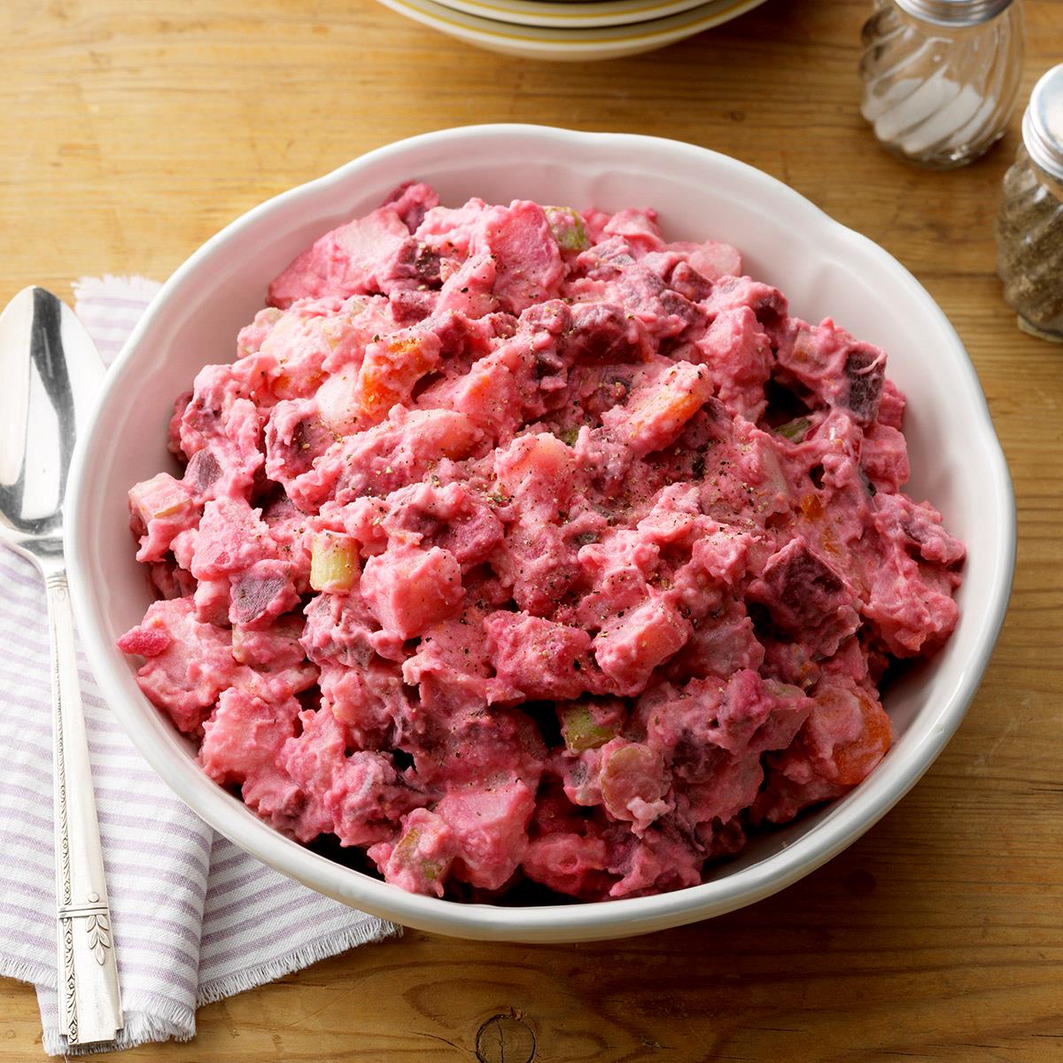 Receta rusa de ensalada de papa