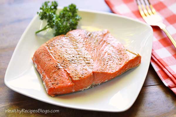 Salm&oacute;n escalfado