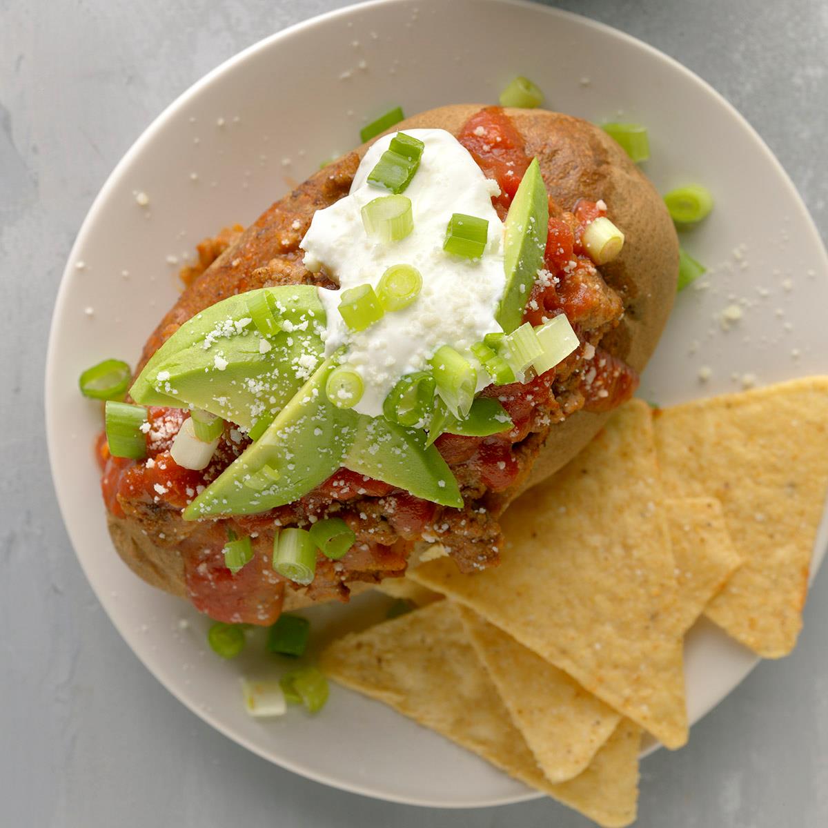Receta de papas al horno con taco