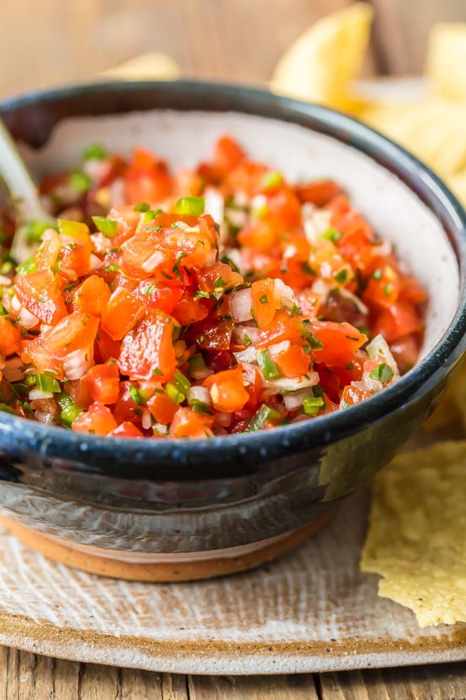 Recette maison de Pico de Gallo (Sauce fraîche)