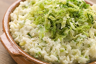 Receta tradicional irlandesa del Colcannon