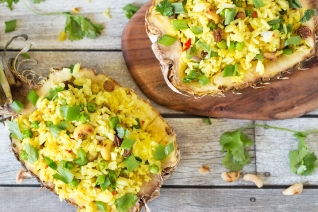 Arroz Frito De Piña Tailandesa