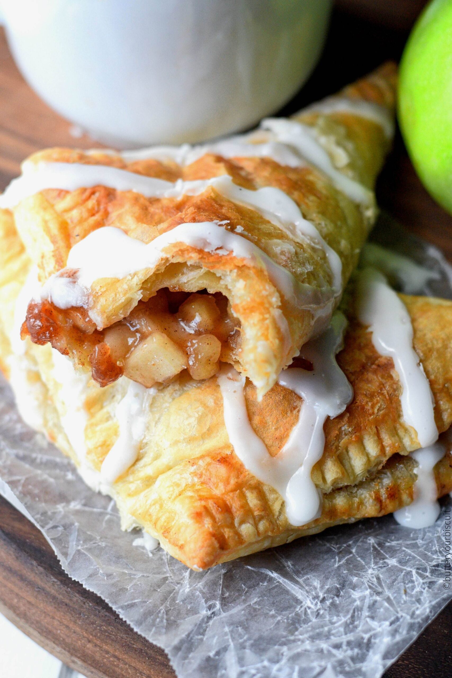 Rotations de tarte aux pommes {Recette facile}