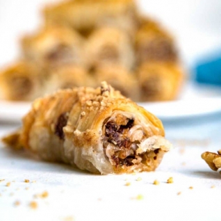 Rollitos De Baklava De Nogal De Chocolat