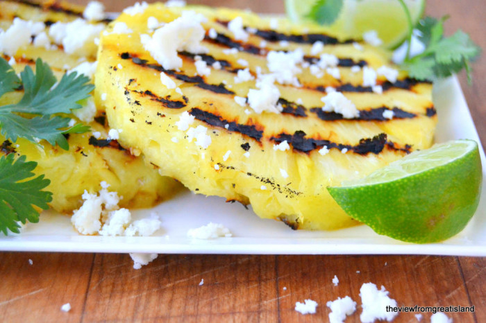 Ensalada de piña a la parrilla 4