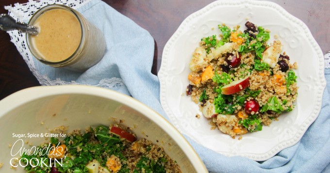 Ensalada de quinua de otoño