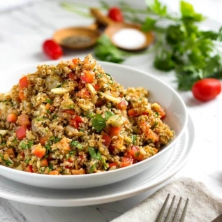 Ensalada De Trigo De Bulgur De Naranja