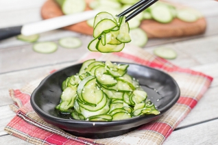 Ensalada Japonesa De Pepino (Sunomono)