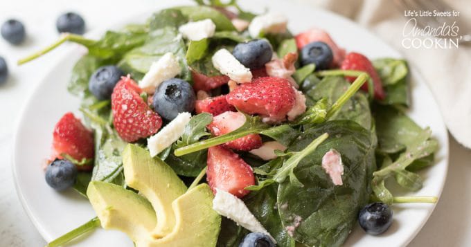 ensalada de fresas