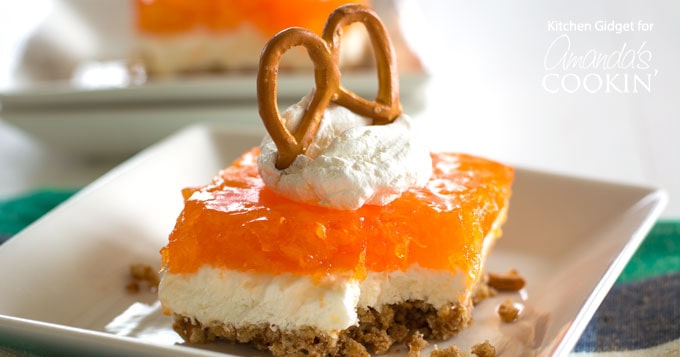 Ensalada de gelatina de mandarina y naranja
