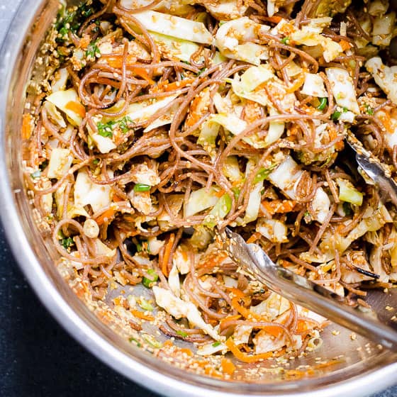 Ensalada Saludable De Fideos De Ramen Con Pollo - iFOODreal