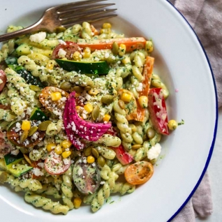 Ensalada de pasta de verano