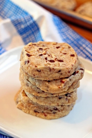 Sandies de chocolate y nueces
