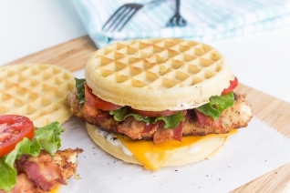 Sandwiches De Pollo Con Bacon Ranch