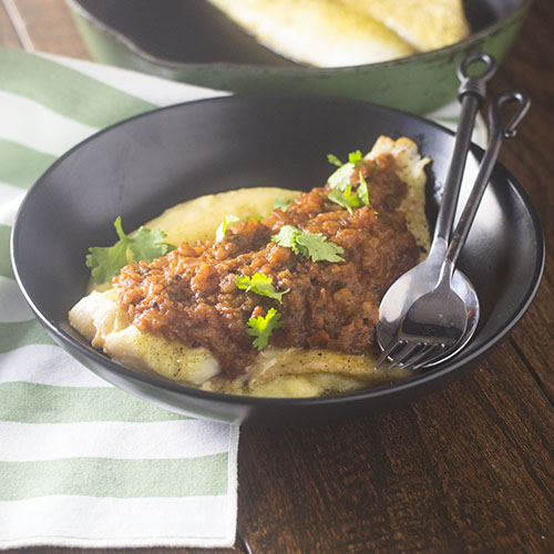 Salsa Toped Tilapia #seafood #salsa #glutenfree