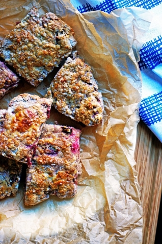 Cranberry Cherry Pecan Scones