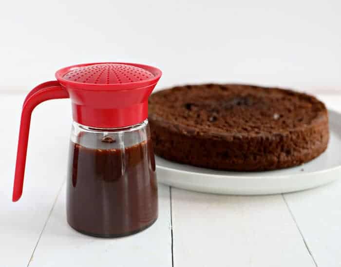 Jarabe simple de chocolate