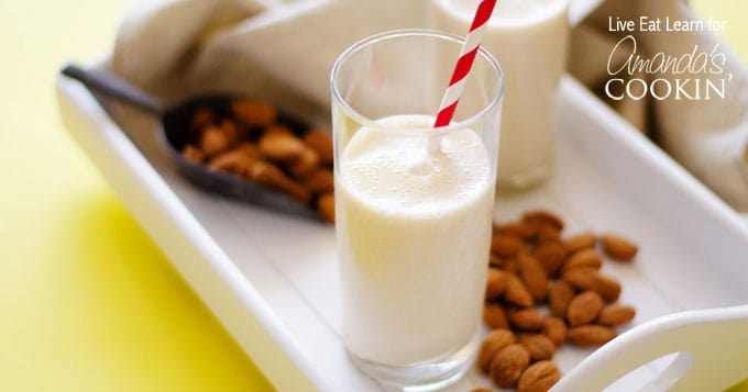 Batido de almendras y arces
