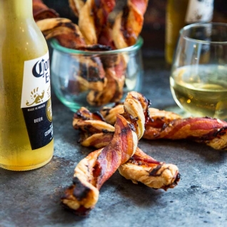Batidos De Queso De Hojaldre De Tocino