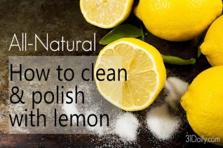 Solución totalmente natural: cómo limpiar y pulir con limones