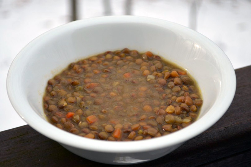 Curry y Comino Sopa De Lentejas Con Especias