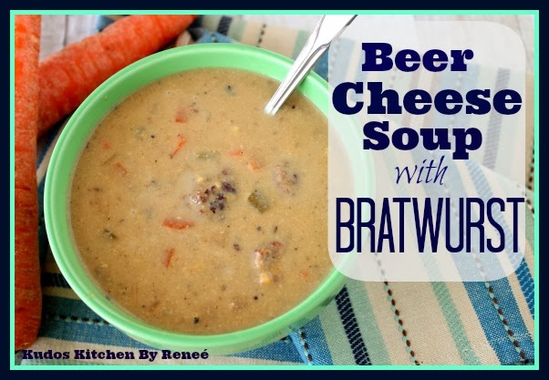 Cerveza Sopa De Queso Con Bratwurst