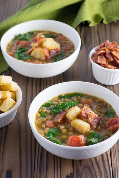 Bacon Lechuga Tomate Sopa De Lentejas