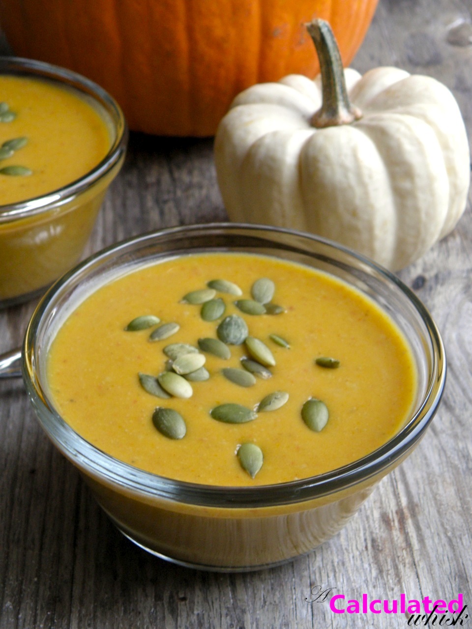 Sopa de calabaza al curry rápido - Un batidor calculado