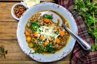 Sopa de Lentejas Salchicha Fácil para Días Acogedores